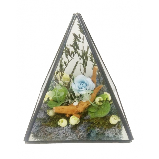 Online Shop - Green Art - Blue Rose (1)