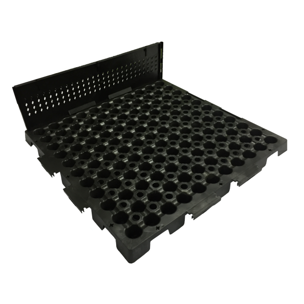 Panel with stack
